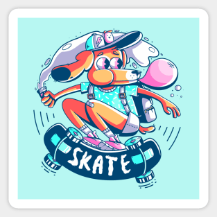 Rad Dog Skate Sticker